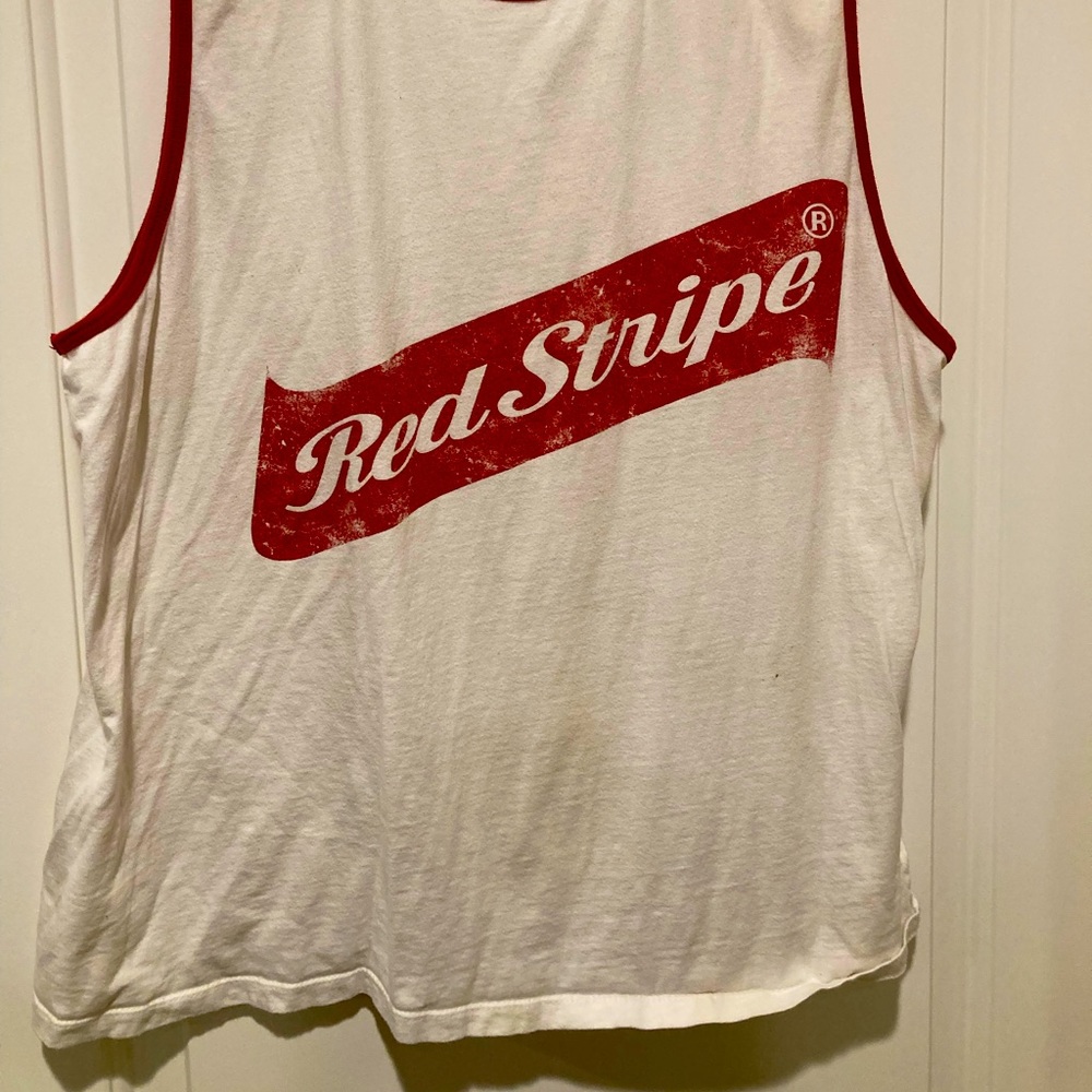 Red Stripe Tank Top